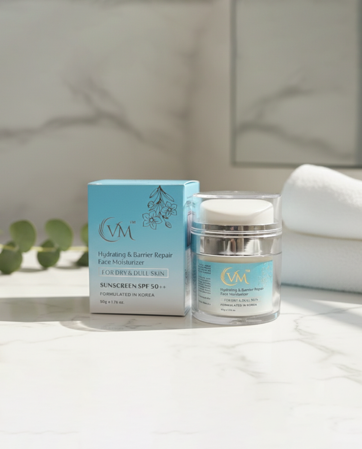 DRY SKIN MOISTURISER SUNSCREEN SPF50