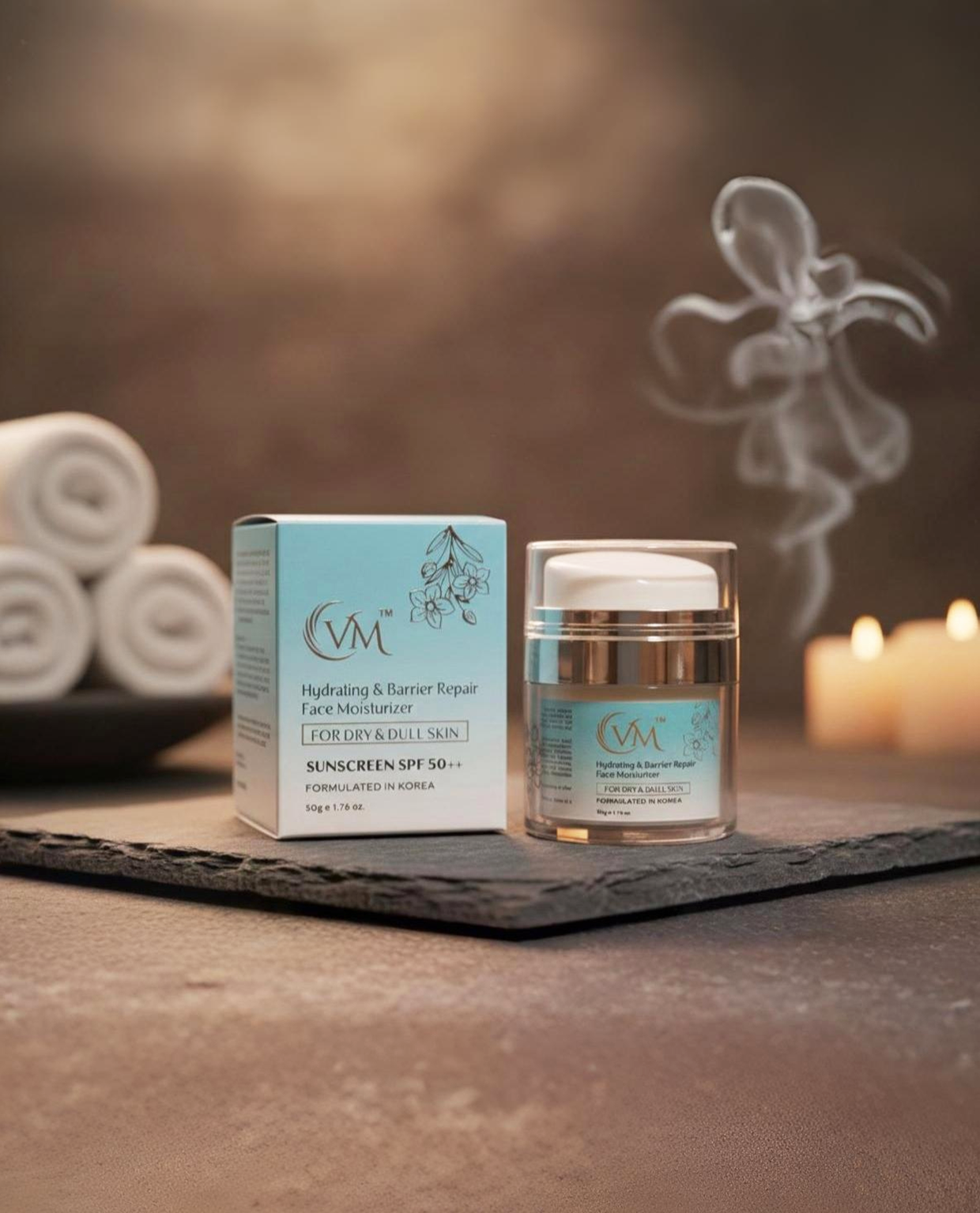 DRY SKIN MOISTURISER SUNSCREEN SPF50