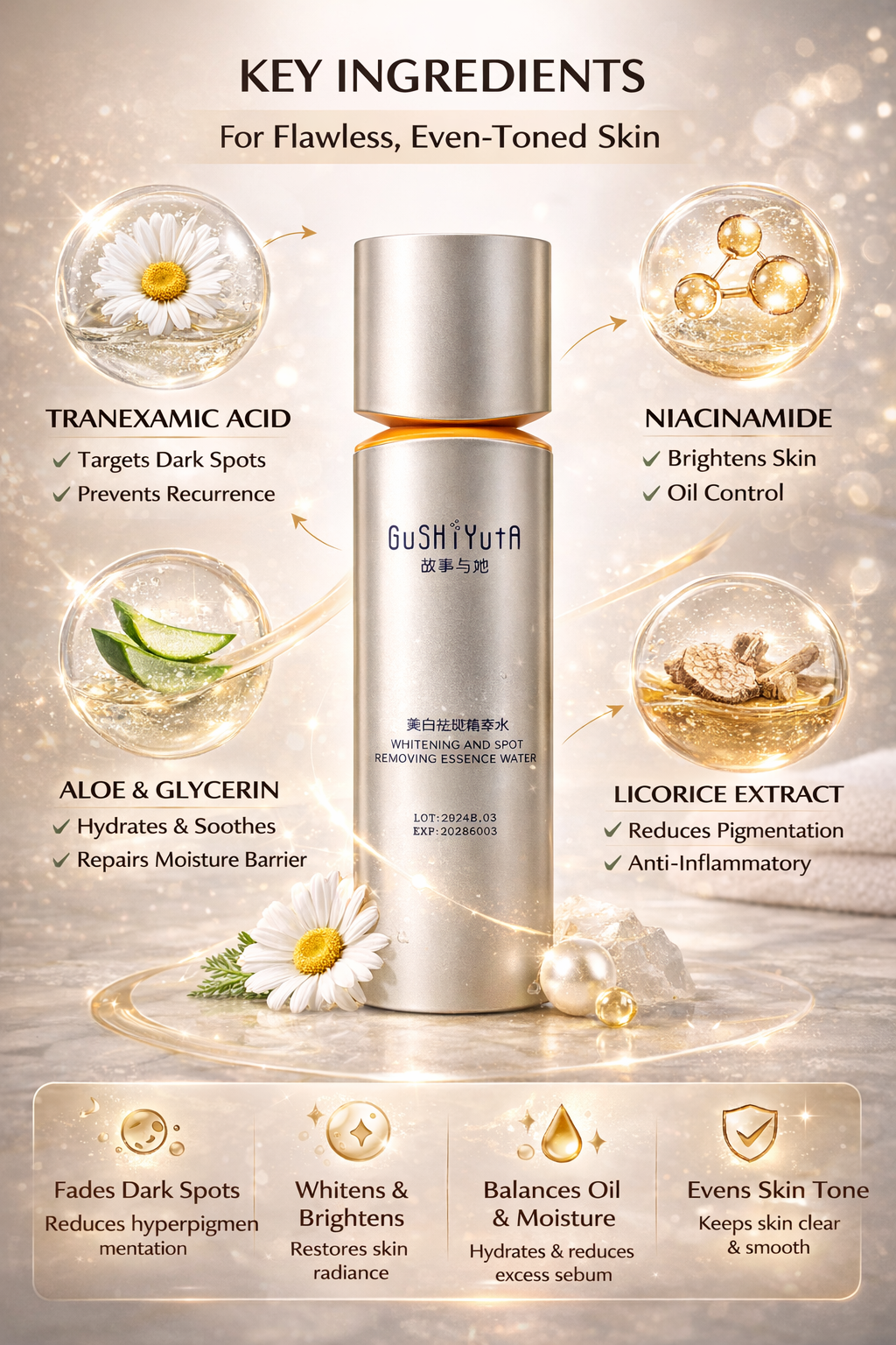 Whitening & Spots Removing Cream